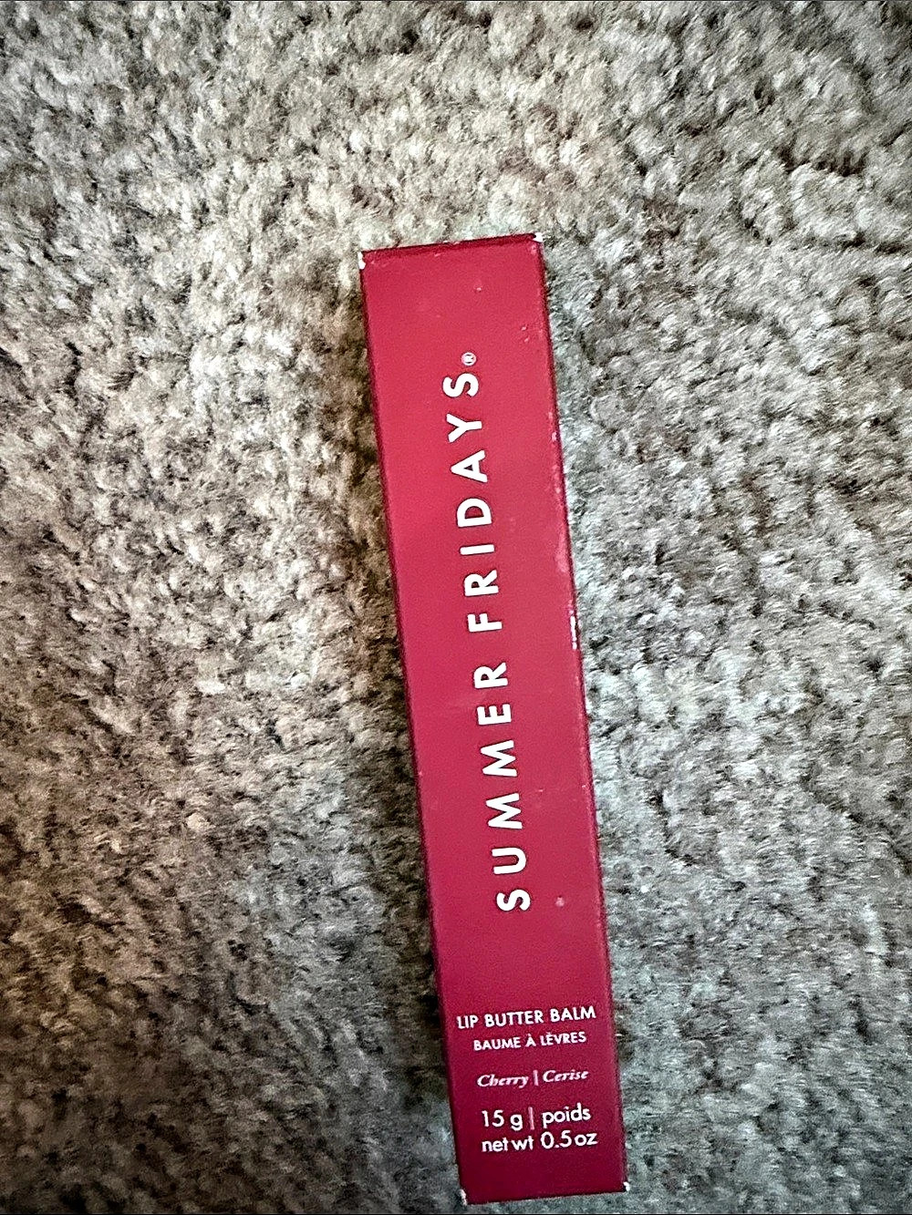 Summer Fridays Lip Butter Balm Cherry Pink NWT new never opened